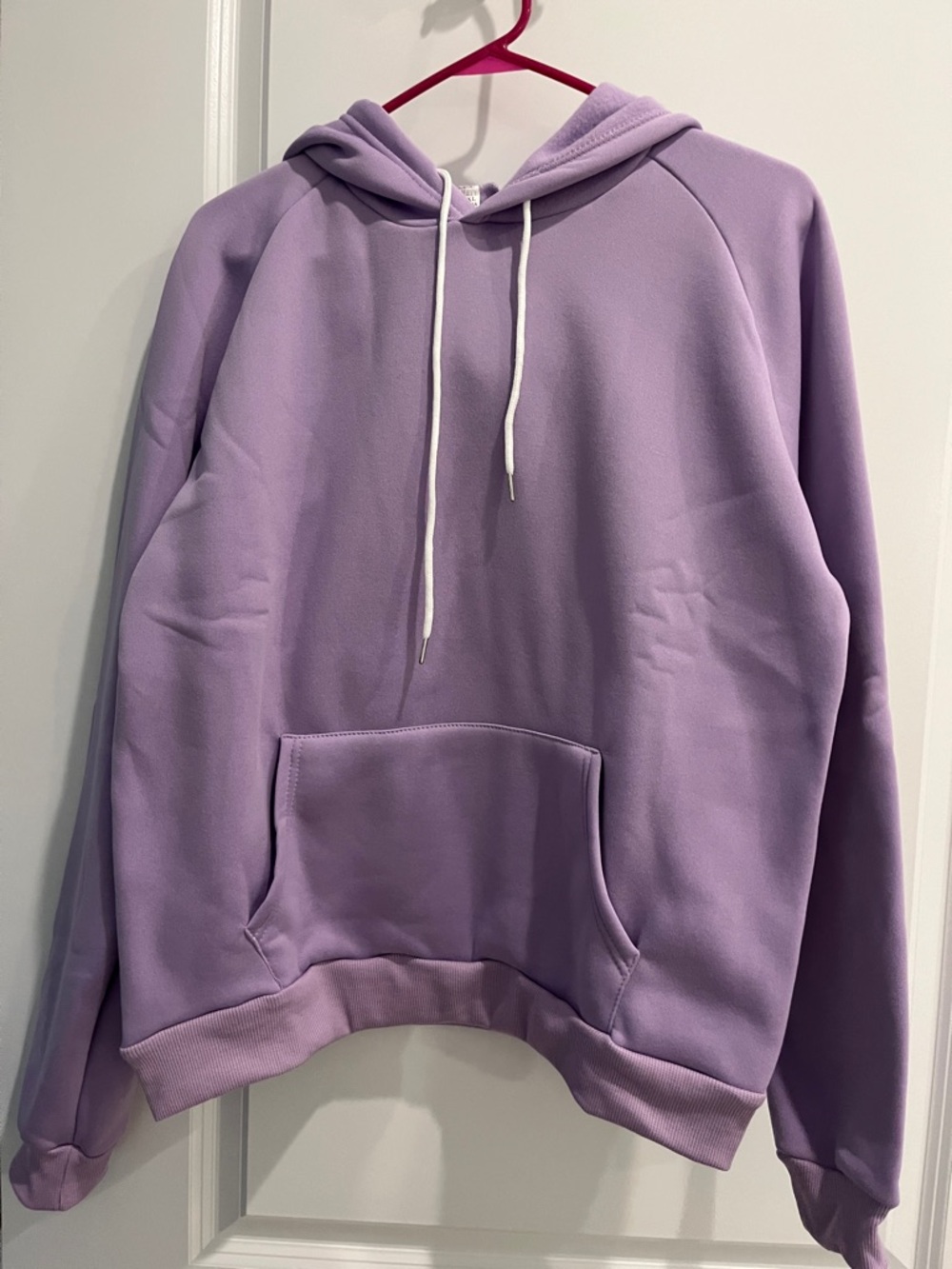 Women's Lavender Hooded Bunny-Ear Pullover Sweatshirt